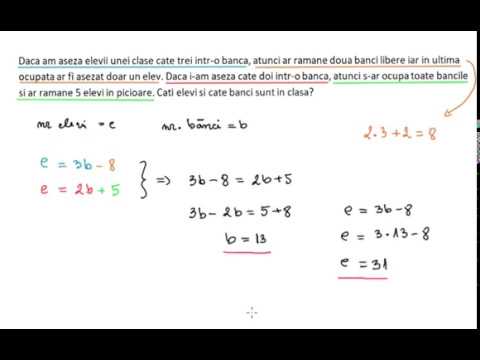 The problem to be solved - how many students and how many benches?
