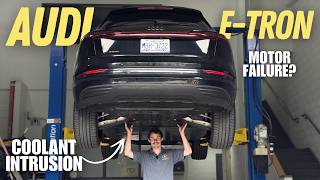 Audi e-tron coolant check