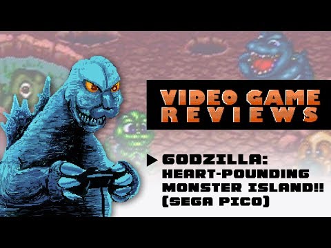 Godzilla: Heart-Pounding Monster Island!! (Sega Pico) - MIB Video Game Reviews Ep 8