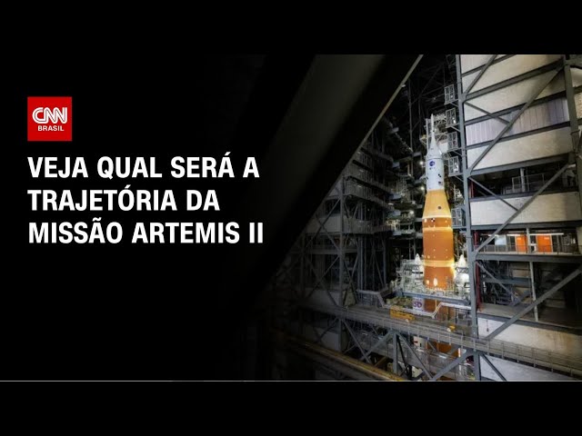 Artemis II: Veja qual será a trajetória da missão tripulada à Lua | HORA H
