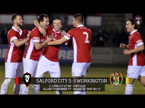 Salford City 5-3 Workington AFC - Evo-Stik Northern Premier League 08.03.16