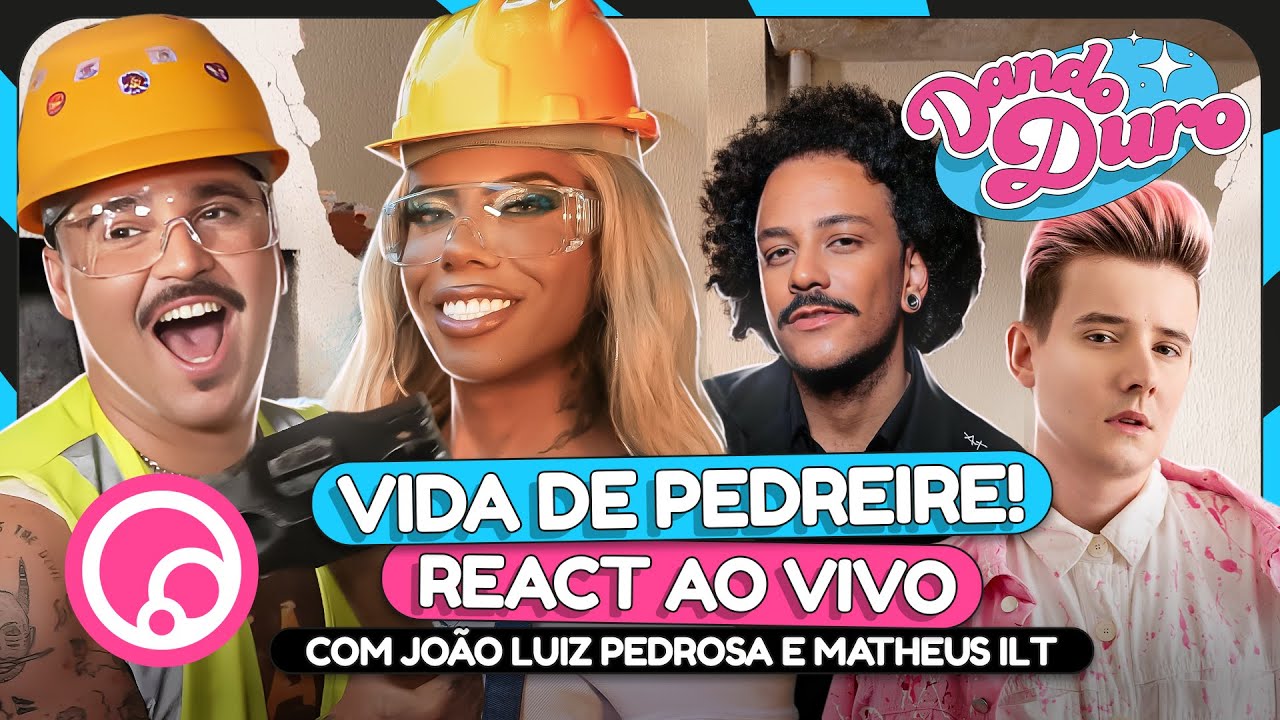 GAYS NA OBRA + REACT AO VIVO com João Luiz Pedrosa e Matheus Ilt | Dando Duro na DiaTV