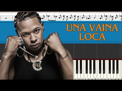 Fuego - Una Vaina Loca | Piano Tutorial | Midi