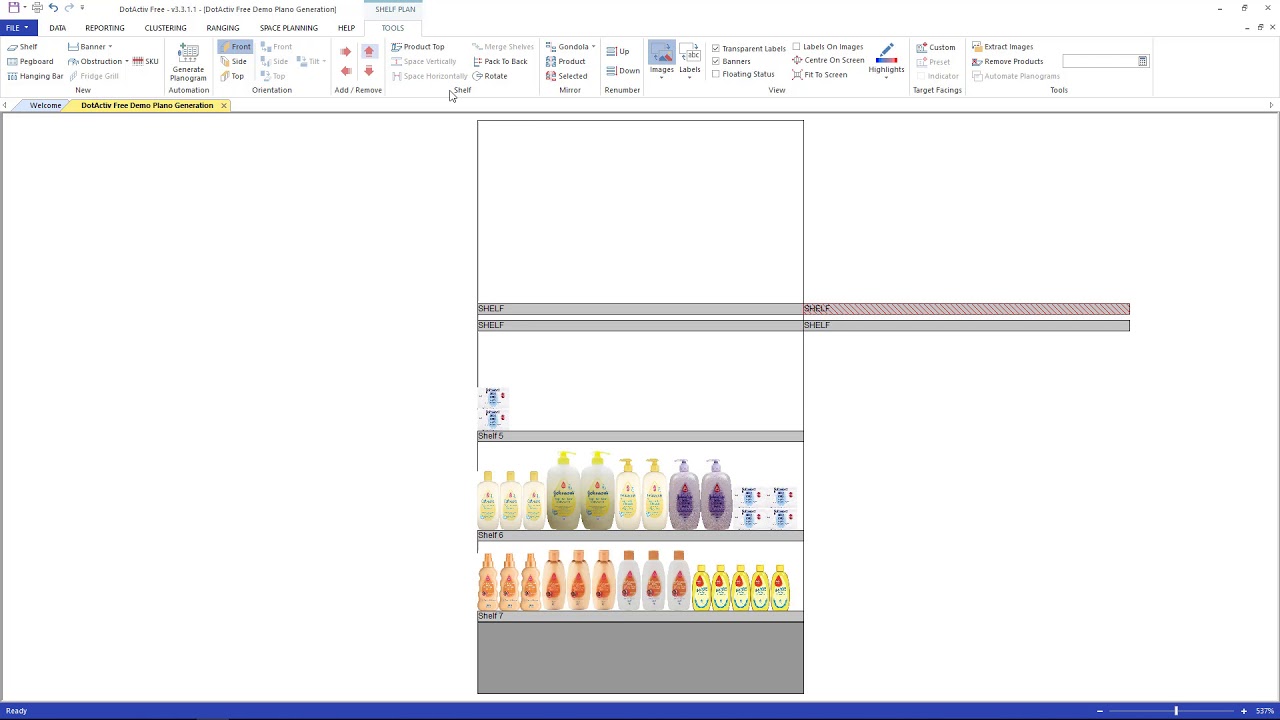 DotActiv Free - Planogram Generation Basics