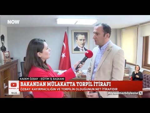 Genel Başkanımız Kadem Özbay, Milli Eğitim Bakanı Yusuf Tekin`in öğretmen atamalarındaki mülakat uygulaması ile ilgili açıklamalarını Now Tv`ye değerlendirdi. | EĞİTİM İŞ