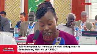 Yolanda appeals for inclusive political dialogue at 4th Extraordinary Meeting of RJMEC