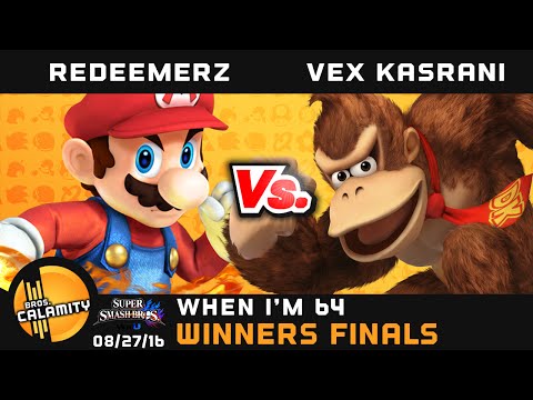 WI64 | RedeemerZ (Mario, ROB) vs Vex Kasrani (DK) - Winners Finals - Smash Wii U Singles