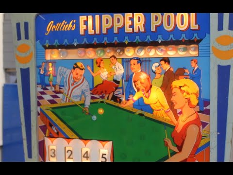 1965 Gottlieb FLIPPER POOL pinball machine