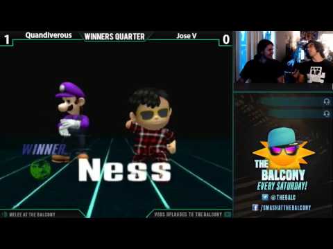 PM @ the Balcony 98 Winners Quarters ft Quandiverous (Luigi) VS Jose V (Ness)