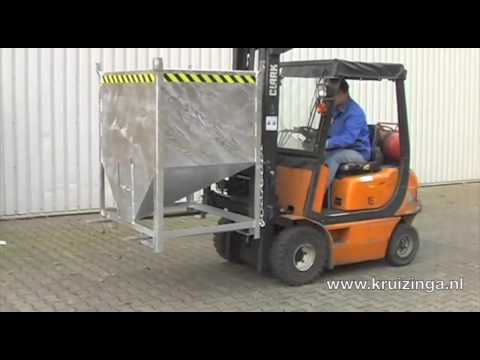 Silocontainer schaarsluiting met handhendel 300x300 mm vergrendelbare sluiting aan de voorzijde, 250x250 mm