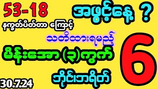#2d (53-18)ကြောင့် အဖွင့်ရက် သတိထားရမည့် 66666 မိန်းအော3ကွက်#2dmyanmar #myanmar2d #2dlive #2dthai