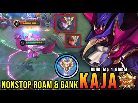 NonStop Roam & Gank!! Kaja VS Top Global Julian & Yin - Build Top 1 Global Kaja ~ MLBB