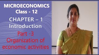 Organization of economic activities/ II PUC/NCERT/COMPETITIVE EXAMS