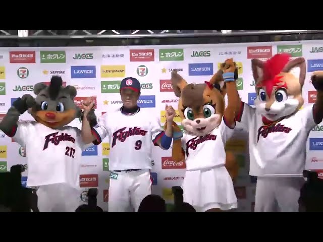 ファイターズ・中島卓選手ヒーローインタビュー 2016/9/13 F-Bs