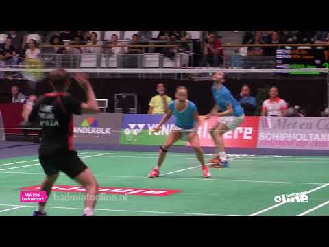 Jacco Arends and Selena Piek reach mixed doubles final - Yonex Dutch Open 2017