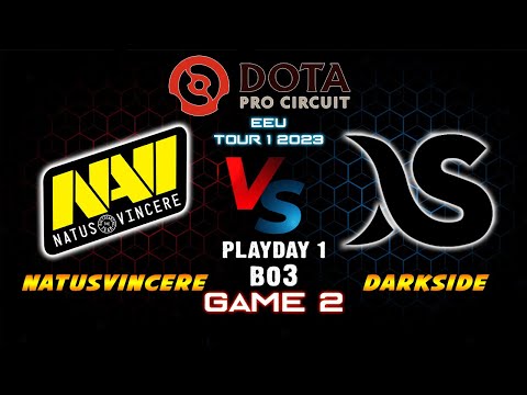 GAME 2 NAVI VS DARKSIDE | HIGHLIGHTS | DPC EEU TOUR 1 2023 DIVISION 1 | ENGLISH CAST