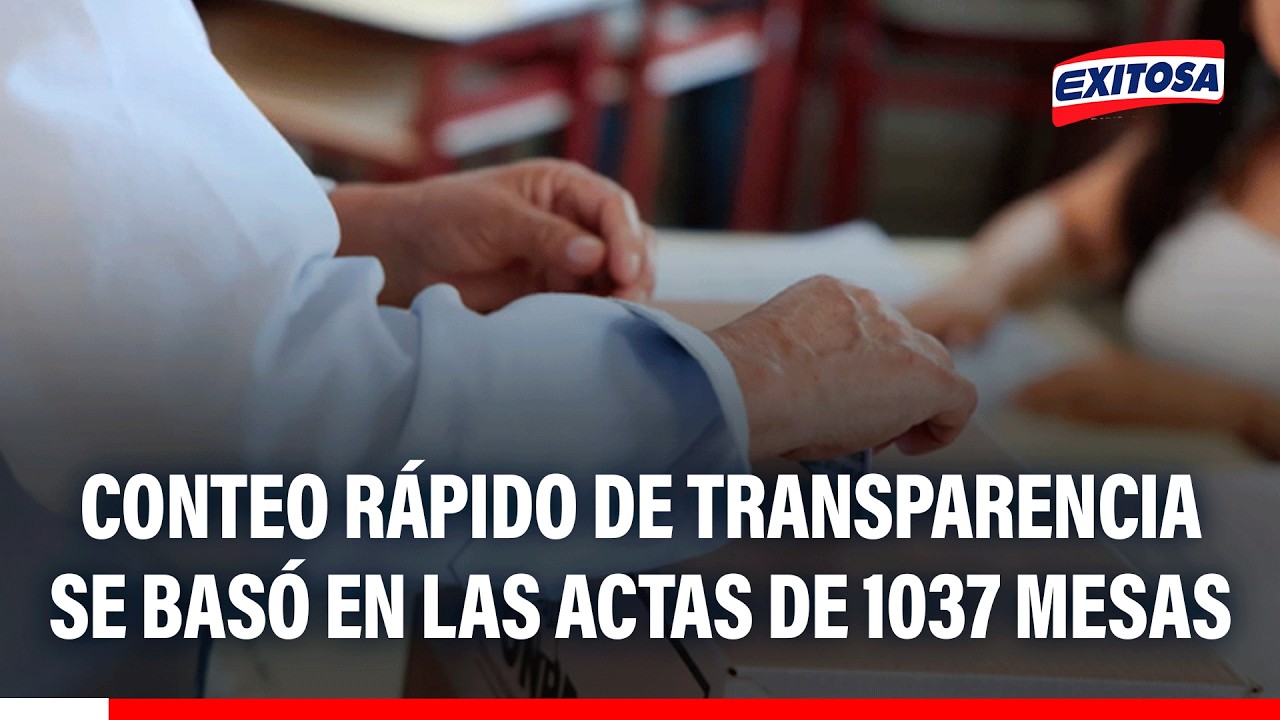 🔴🔵 Conteo rápido de Transparencia se basó en información directa de actas, según Omar Awapara