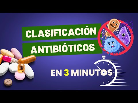 Clasificación antibióticos EN 3 MINUTOS