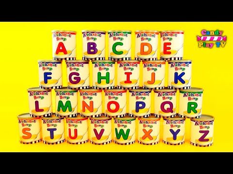 Learn the alphabet|Learn Letter|LEARN the ALPHABET from A to Z with Alphabet soup for Kids