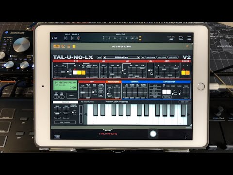TAL-U-NO-LX V2 Synthesizer - Let’s Play - iPad Live