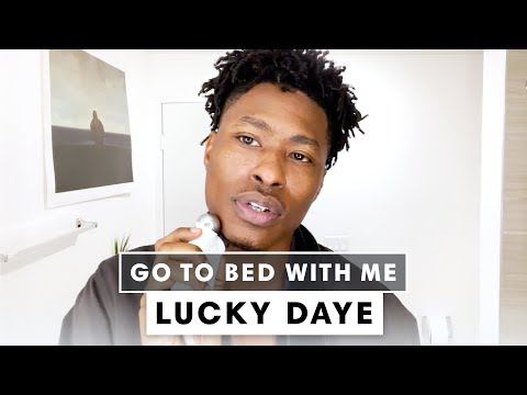 Lucky Daye's Nighttime Skincare Routine For Dry Skin | Go To Bed With Me | Harper's BAZAAR