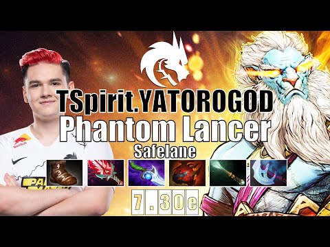 Phantom Lancer Safelane | TSpirit.YATOROGOD | 20 KILLS WTF SICK RAMPAGE | 7.30e Gameplay Highlights