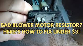 Symptoms of a BAD BLOWER Motor RESISTOR (With Proven Fixes)