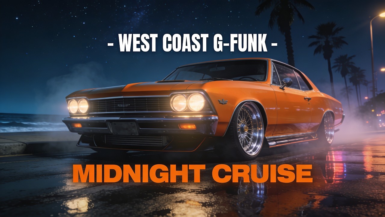 Smooth G-Funk Night Drive | West Coast Neon Cruise | Lowrider Dreams & Midnight Vibes