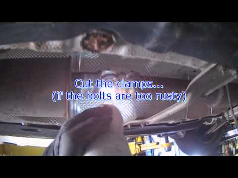 VW A5: 2.5L BGP Catalytic Converter removal