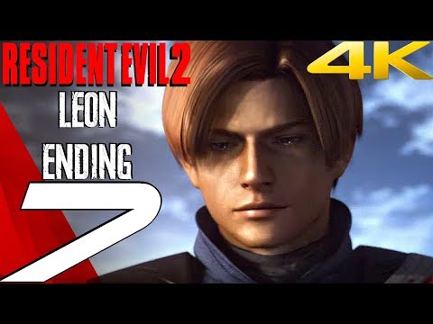 Resident Evil 2 HD - Gameplay Walkthrough Part 7 - Final Boss & Ending (Leon) 4K