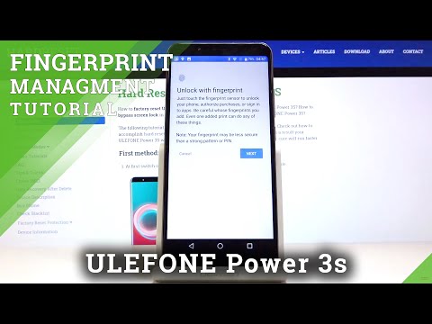 How to Add Fingerprint in ULEFONE Power 3s – Add Fingerprint Screen Lock