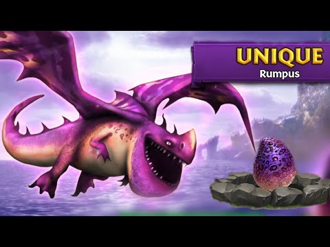 Rumpus Max Level 134 Titan Mode - Unique Thunderclaw - Dragons:Rise of Berk
