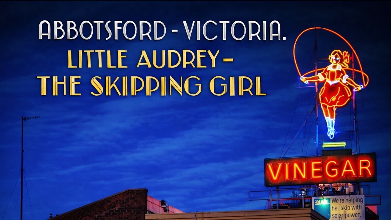 SKIPPING GIRL / ICONiC NEON LiGHT / ABBOTSFORD / ViCTORiA