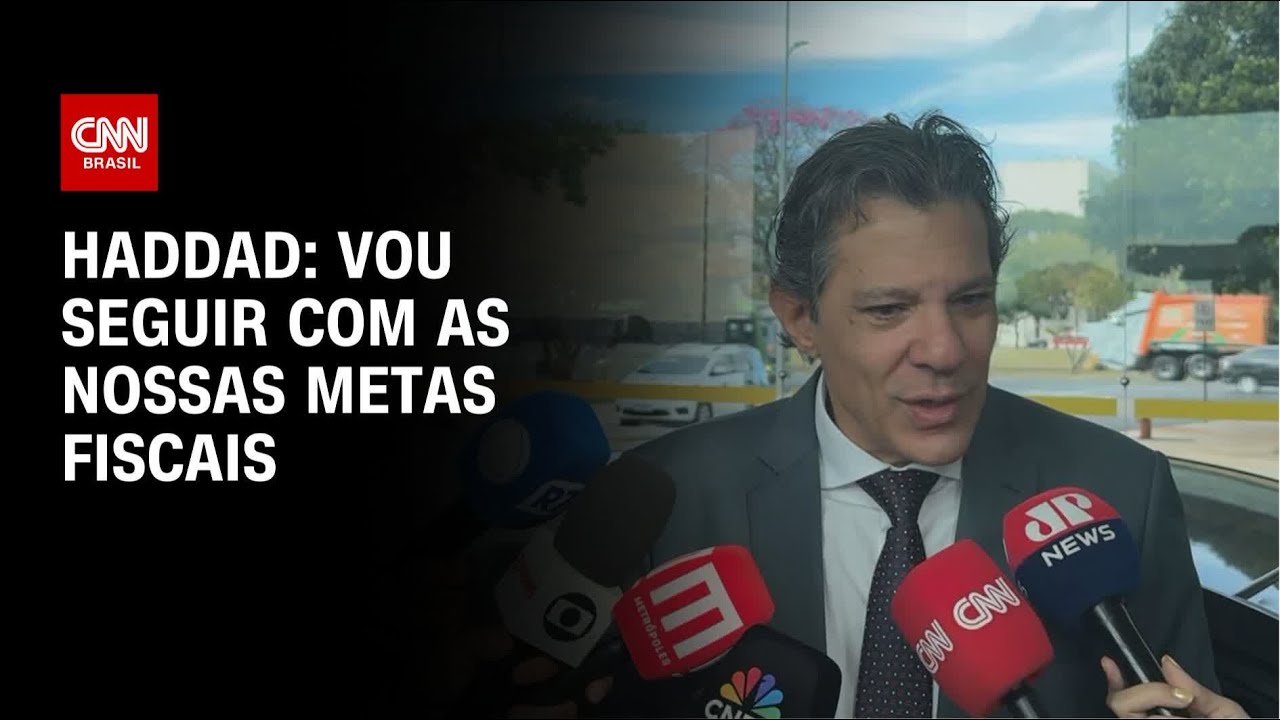 Vou seguir com as nossas metas fiscais, diz Haddad | CNN NOVO DIA
