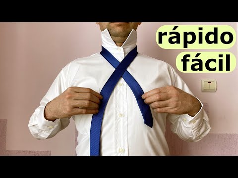 Cómo hacer nudo de corbata, fácil y rápido (Nudo Windsor)
