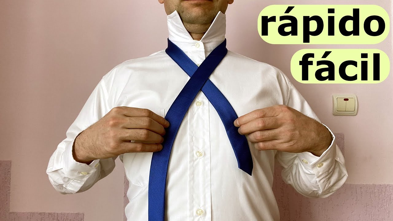 Cómo hacer nudo de corbata, fácil y rápido (Nudo Windsor)