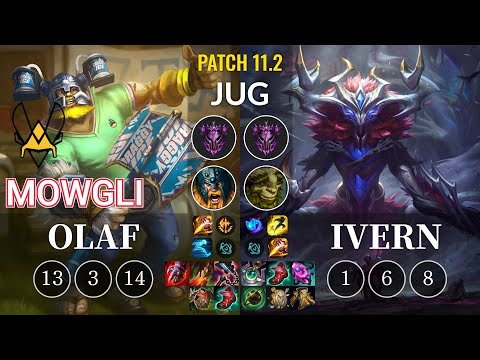 VIT Mowgli Olaf vs Ivern Jungle - KR Patch 11.2