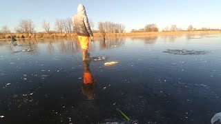Щуку на балансир по перволедью