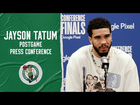 Jayson Tatum Speaks After Game 6 of the Eastern Conference Finals ' Boston Celtics vs. Miami Heat