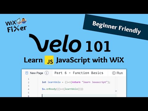 WiX Velo 101 - JavaScript Beginner Tutorial | Part 6: Function Basics, Build a Calculator