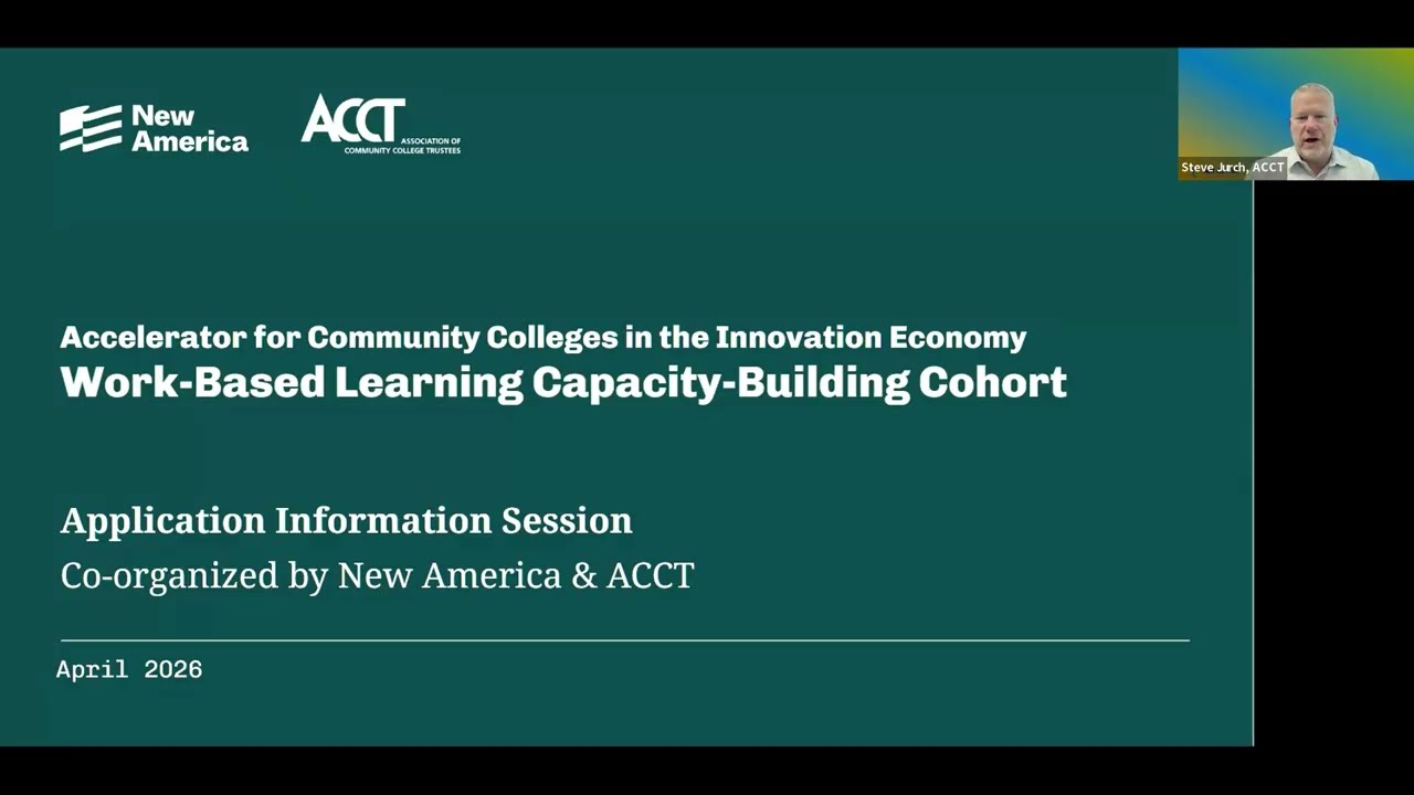Work-Based Learning Capacity-Building Project: Information Session