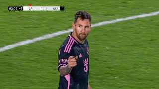 Messi Crazy Goal vs LA Galaxy