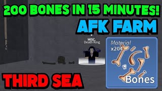 How to get bones FAST in Blox fruits Third Sea (200 bones every 15 minutes)