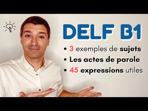 🇫🇷 French test DELF B1 | ORAL PRODUCTION | Useful phrases and expressions ✅👍