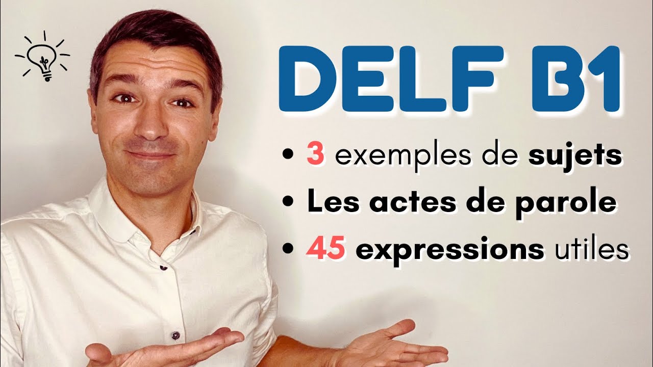 🇫🇷 French test DELF B1 | ORAL PRODUCTION | Useful phrases and expressions ✅👍