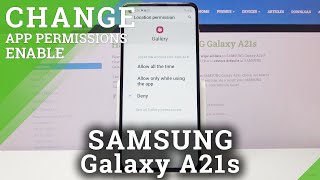 How to Enter App Permissions in SAMSUNG Galaxy A21s – Turn On / Off App Permissions