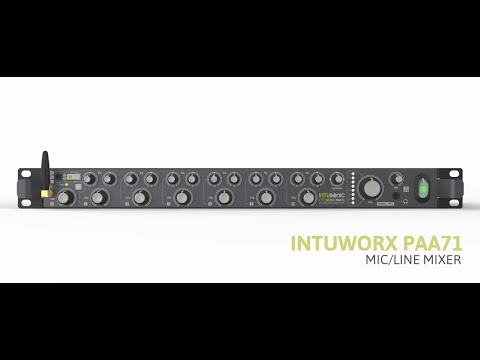 INTUSONIC PAA71+ Mikrofon-Line-Mixer
