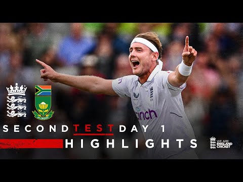 Bowlers Put Eng in Control | Highlights - England v South Africa Day 1 | 2nd LV= Insurance Test 2022