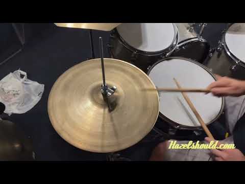 Vintage Zildjian 1950s Paper Thin Hi Hats 15” 968 1038 g