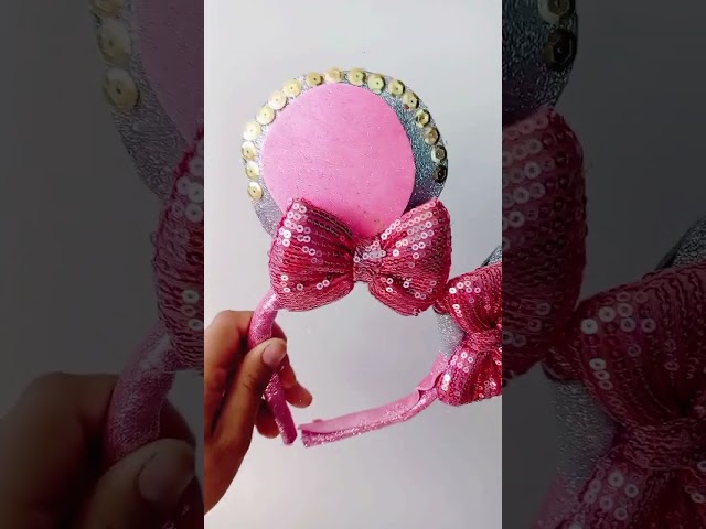 Vídeo relacionado con DRESHOW Orejas de Ratón Diademas con Lazo Decoración de Fiesta con Purpurina Disfraz de Cosplay para Mujeres